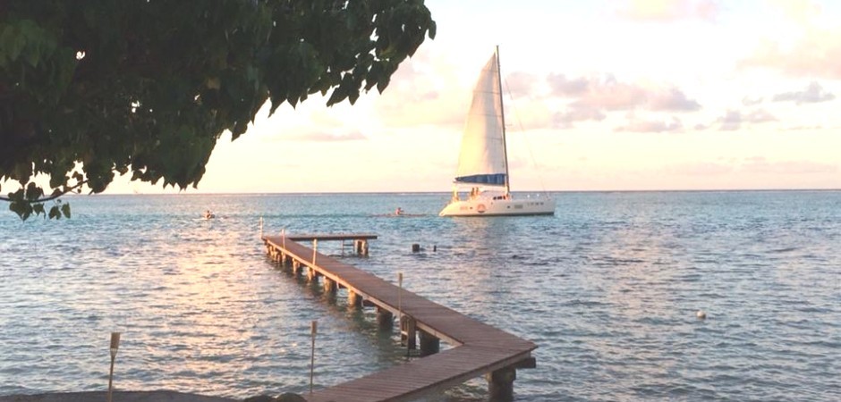 Moorea, ile soeur de Tahiti Bord de mer..