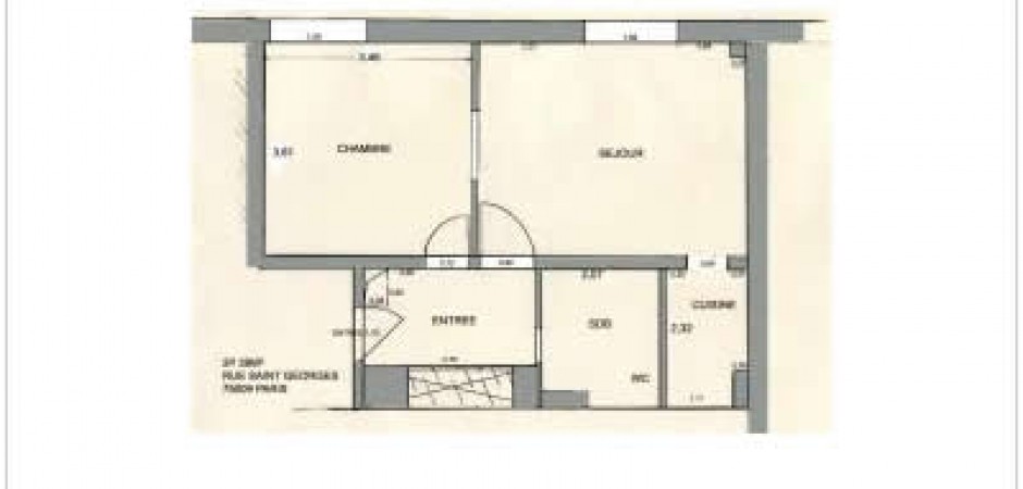 40 m2 apartment, in the center of P...