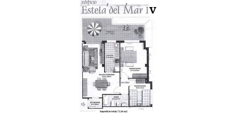 Apartamento en la zona de urbanizaciones de Roquetas de Mar. A 250 metros de la playa