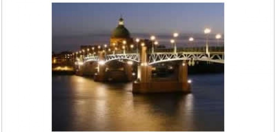 Au bord de la Garonne dans Toulouse la ville rose 