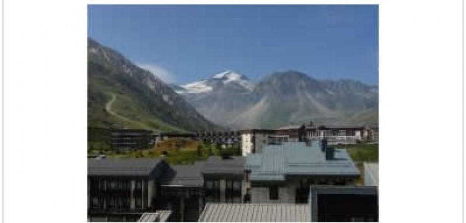 Superbe appartement idéalement situé à Tignes, à plus de 2000 mètres d'altitude 