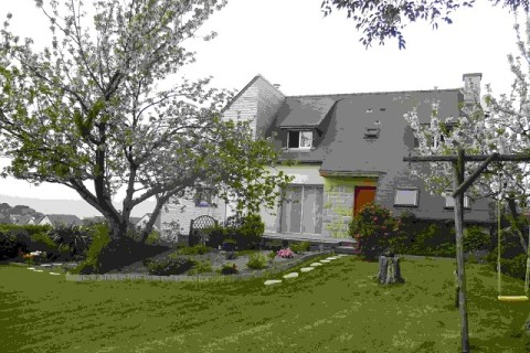 Maison entre côte de Granit Rose et côte des Ajoncs