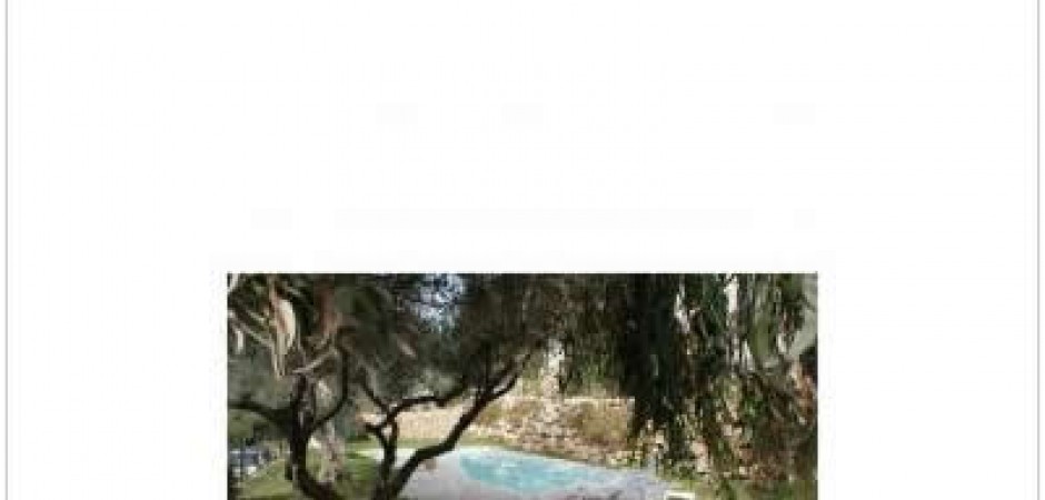 Villa de campagne avec jolie piscine autour des oliviers