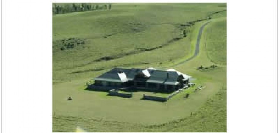 Home is located on 40+ acres in a g...