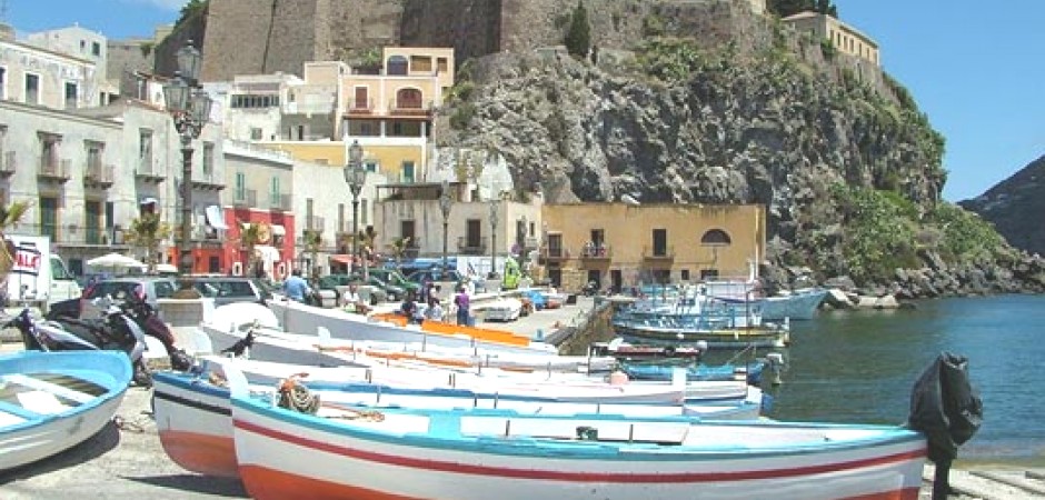 Villa sur l'île de Lipari en Italie