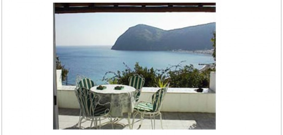 Villa sur l'île de Lipari en Italie