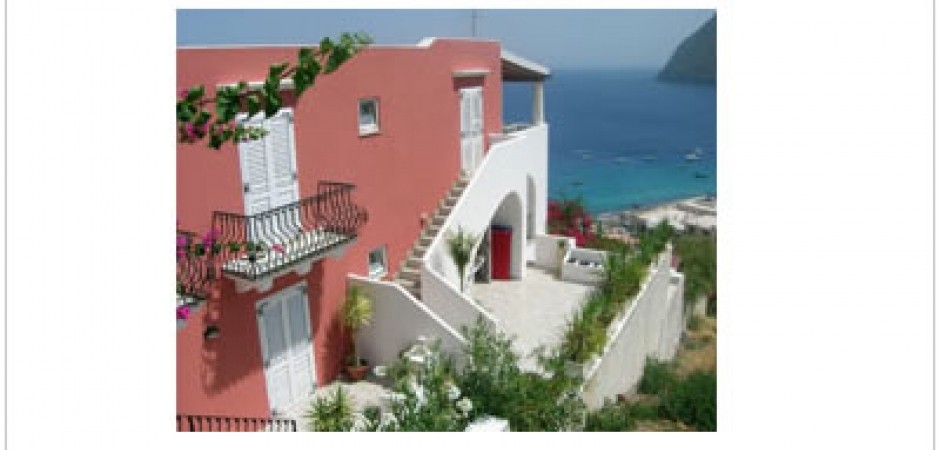 Villa sur l'île de Lipari en Italie