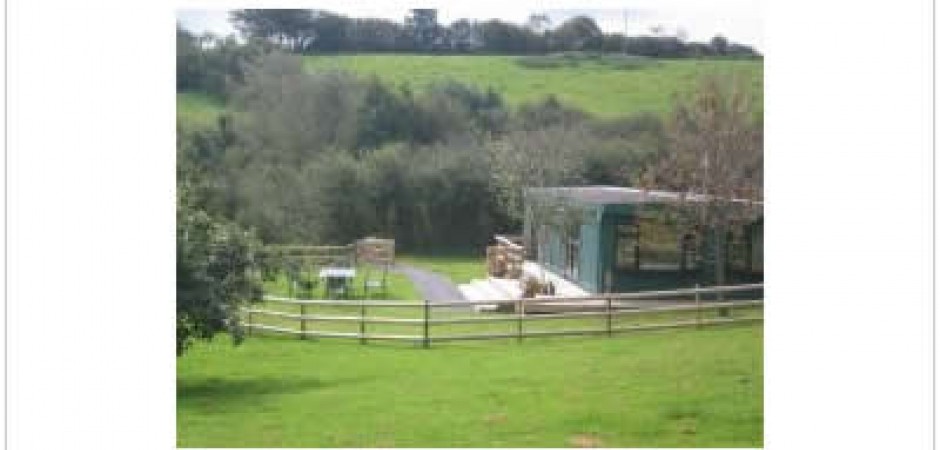 The lodge is situated in Exmoor Nat...