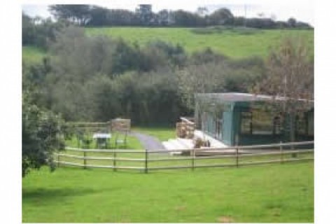 The lodge is situated in Exmoor Nat...