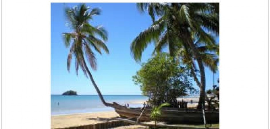 Située sur la plus belle plage, Madagascar