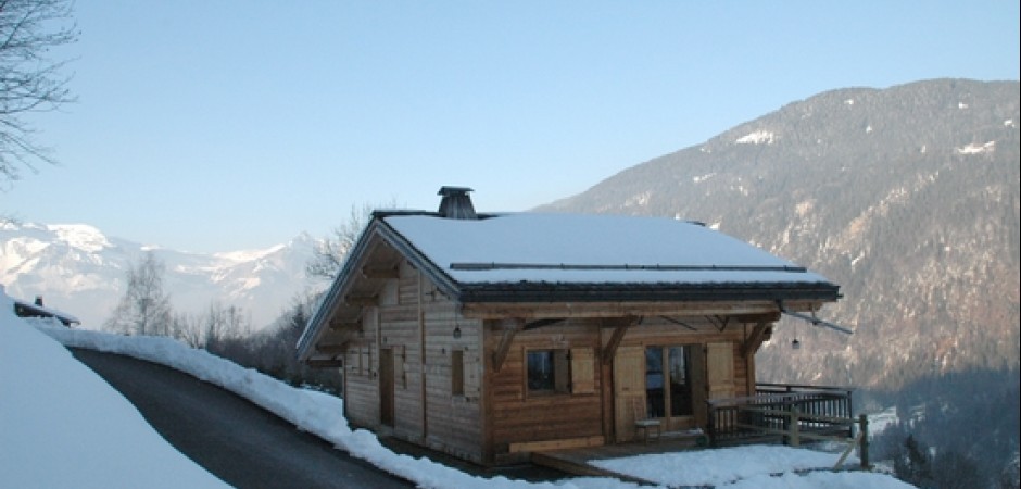 Chalet neuf de luxe , vue splendide