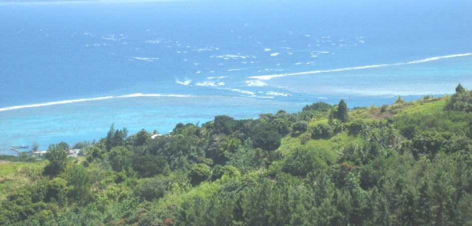 Villa avec piscine et vue lagon à Tahiti