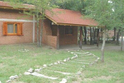 Chalet argentin dans un village de montagne 