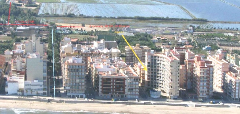 APARTAMENTO PRIMERA LINEA DE PLAYA. en Valencia