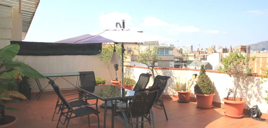 Appt avec terrasse dans le centre de Barcelone