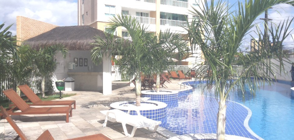 Apartamento em condomínio Clube, 10 min de Ponta Negra, Natal Rn